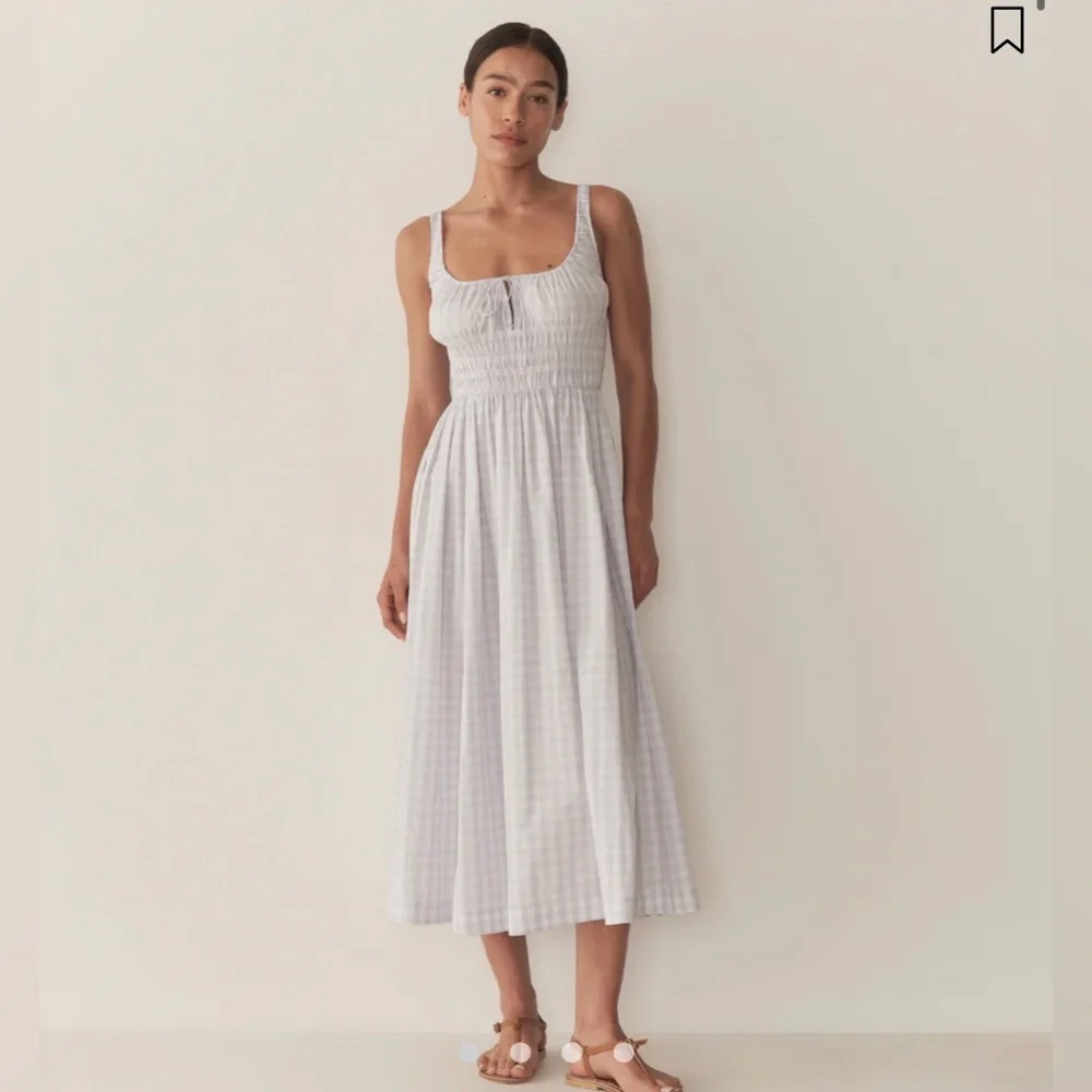 Dôen QUILLA DRESS in MARJORIE GINGHAM size S NWOT - Picture 1 of 6
